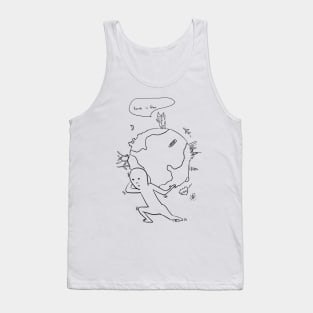 Alien vs Flat-Earthers Tank Top